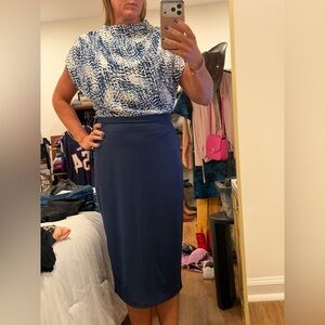 Express Navy Blue dress